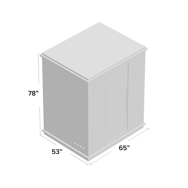 Almost Heaven Saunas Madison Traditional Steam Sauna in Cedar & Reviews